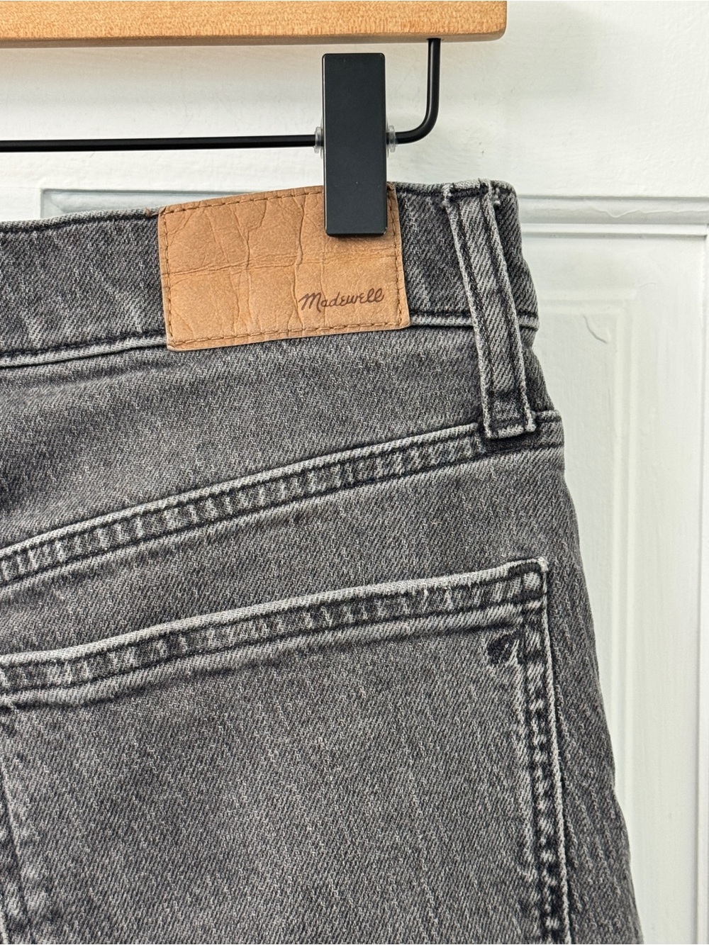 Madewell Black Balloon Denim Jeans Sz 28 - Picture 7 of 9